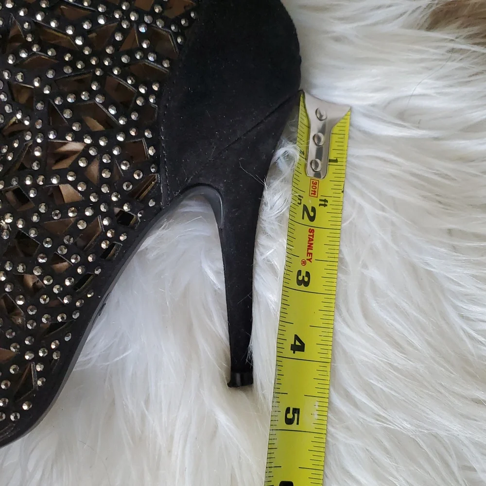 Zigi soho black studded open toe bootie size 7.5 - Picture 17 of 17